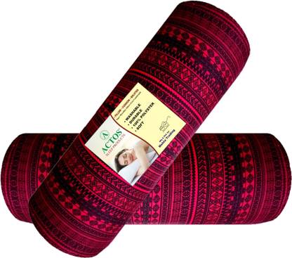 ACTOS Microfibre Bolster Pack of 2 Abstract