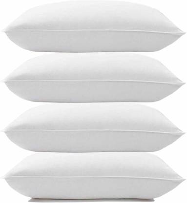 Napwing Cotton Sleeping Pillow Pack of 4 Solid