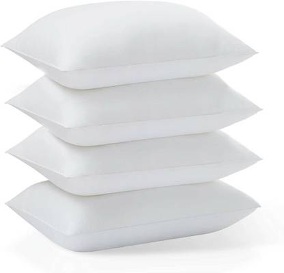 WOOCUNN Soft Cosy Foam Solid Cushion Pack of 4