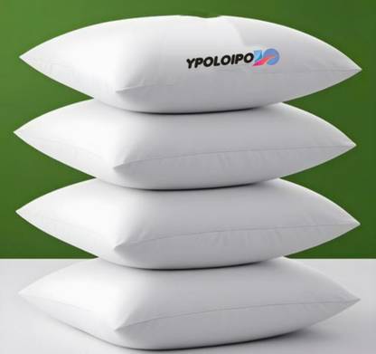 LIPONOS LUXURY Polyester Fibre Abstract Sleeping Pillow Pack of 4