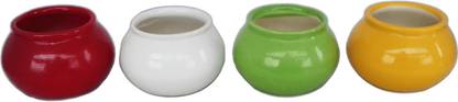 SHREE Matki Ceramic pots Plant Container Set