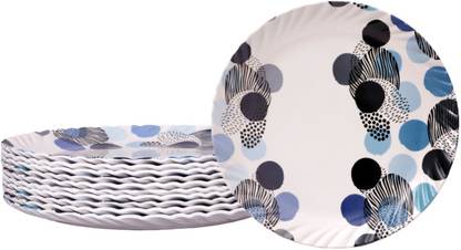Feast Melamine smart (507) 7 inch Half dinner plate set 12 pcs Dinner Plate