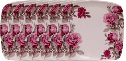 CARNIVAL SQUARE LITO MODEL NO-004, 10 INCH FULL PLATE SET 6 PCS OF MELAMINE Dinner Plate