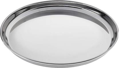 Snapple Stainless Steel with Mirror Finish (25CM) Dinner Plate