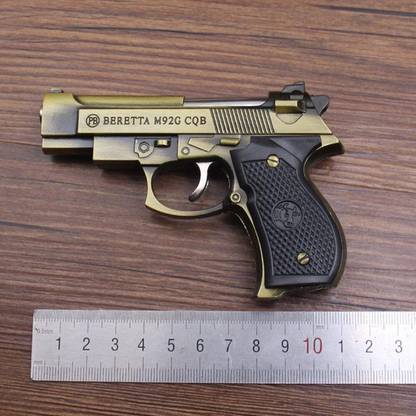 Ala Flame Plastic Body M92G COB Bretta Pocket Lighter | Windproof Lighter | Red Jet Flame Lighter | Reffilable Pocket Lighter