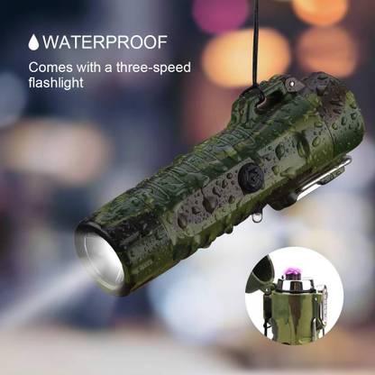 IMMUTABLE Electric Lighter 3in1 Windproof Plasma Lighter CPC16 Pocket Lighter