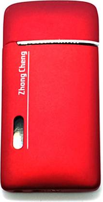 Ala Flame Premium Refillable Slim and Sleek Classy Elegant Light Zhong Cheng Red Designer Lighter For Cigarette Slim Design Cigarette Pocket Lighter - Windproof Lighter - Jet Flame - Hookah Lighter Pocket Lighter Pocket Lighter