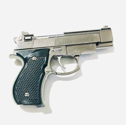 PocktFlames Gun Refillable Lighter -Windproof Jet Flame Pocket Lighter ( Without Fuel Empty Lighter) Pocket Lighter myfirstdot Pocket Lighter