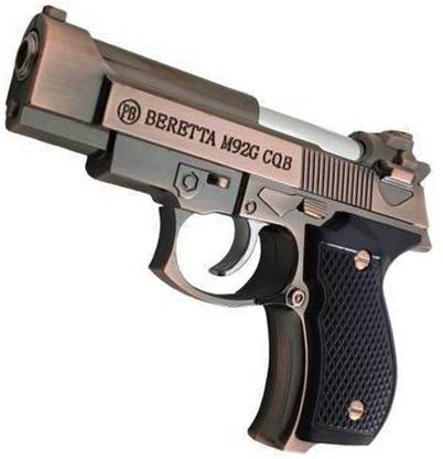 Prateek Kitchenware Beretta Gun Design Shaped Pocket Size Lighter Pocket Lighter (Copper) Visit Website www.myfirstdot.com Pocket Lighter