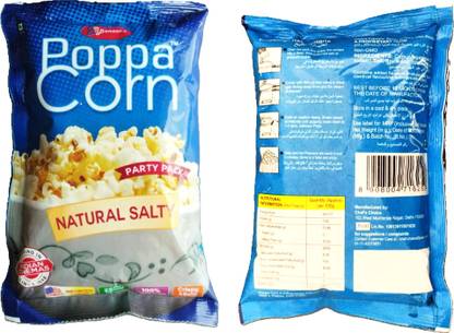 poppacorn Crispy & Salty Instant Popcorn Party Pack Imported Corns Natural Salty Popcorn