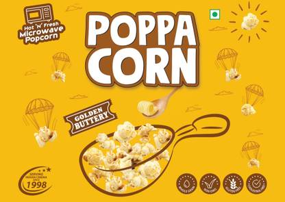 poppacorn Original Gourmet Golden Buttery Popcorn