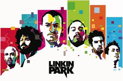 Linkin Park Graphic Art Poster Paper Print