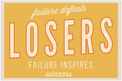 Inephos 'Failure Inspires Winnners' Poster Paper Print