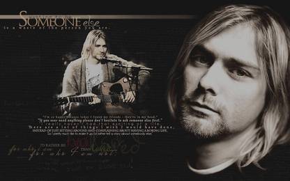 Music Nirvana Band (Music) United States Kurt Cobain ON HI QUALITY LARGE PRINT 36X24 INCHES Photographic Paper