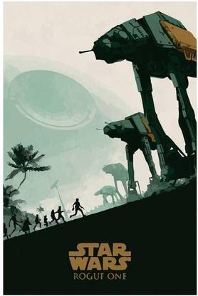 Star Wars Rogue One Poster | Movie Posters For Room Paper Print