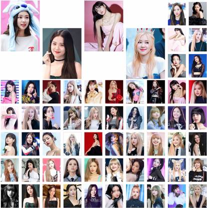 Blackpink Lomo Cards (Pack of 60) Photo Cards For Room Decor, Merch, Journal, Scrapbook Diary and Notebook(3 x 4 Inches) Paper Print
