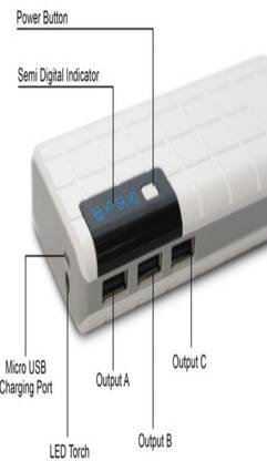 AMYTEL 5300 mAh 15 W Compact Pocket Size Power Bank