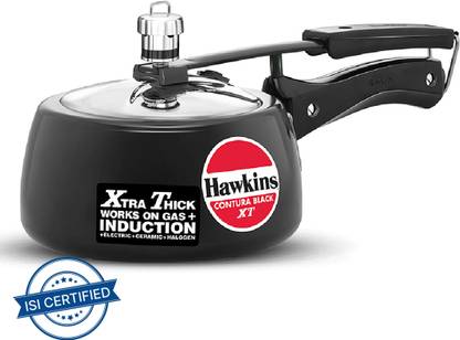 Hawkins Contura Black XT (CXT15) 1.5 L Inner Lid Induction Bottom Pressure Cooker