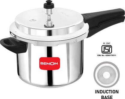 Benon Flores 5 L Outer Lid Induction Bottom Pressure Cooker