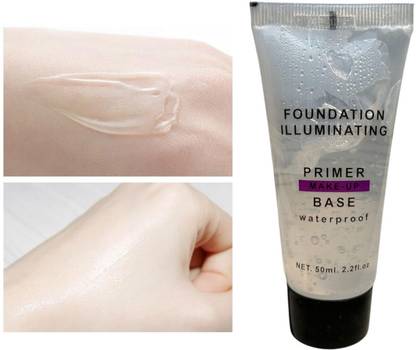 AMOSFIA 100% Magic Waterproof Makeup Prime Natural Makeup Base Gel. Primer  - 50 ml