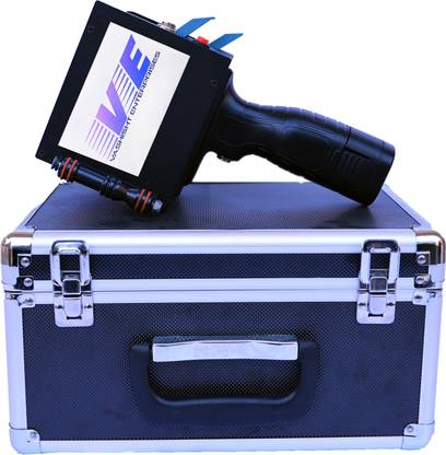 VASHISHT ENTERPRISES Tharmal Inkjet Printer 12.7mm With Cartridge Logo Expire Date Batch no Single Function Color Inkjet Printer with Voice Activated Printing Google Assistant