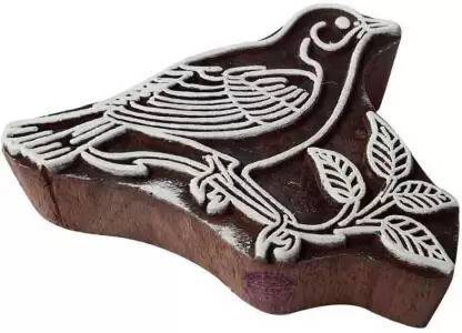 Reniq 2.0-P Wooden Printing Block Stamps Hand Carved Printing Blocks Printing Blocks