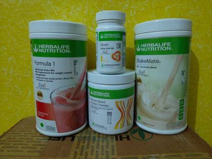 HERBALIFE FORMULA 1 STRAWBERRY SHAKE AFRESH LEMON PARTEIN POWDER200GM Protein Shake
