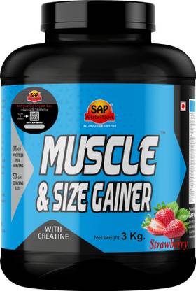 SAP Nutrition Muscle & Size gainer high protein Weight Gainers/Mass Gainers