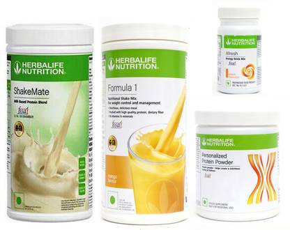 HERBALIFE FORMULA1 MANGO 500 PROTIEN 200 GAFRESHENERGYDRINK PEACH 50 +SHAKEMATE 500 G Plant-Based Protein