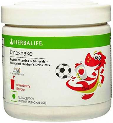 HERBALIFE Dinoshake Kids Drink Mix Strawberry Flavor Protein Blends