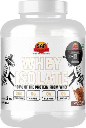 SAP Nutrition Whey Isolate with Digestive Enzymes & Vitamin Minerals 26g Whey Protein