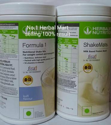 Herbalife Nutrition HERBALIFE NUTRITION F1 KULFI SHAKE AND SHAKEMATE Protein Shake