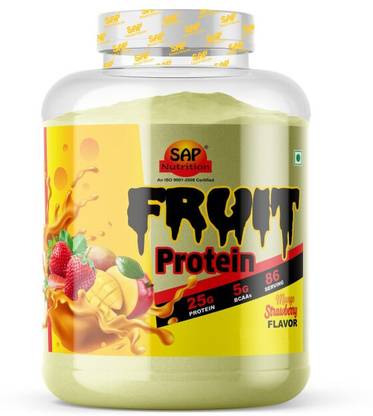 SAP Nutrition Fruit Protein Mango Strawberry Flavor 2kg Protein Shake