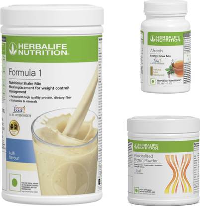 HERBALIFE Formula1 Nurtition Kulfi 500g Protine 200g & Tulshi Afresh 50g Plant-Based Protein