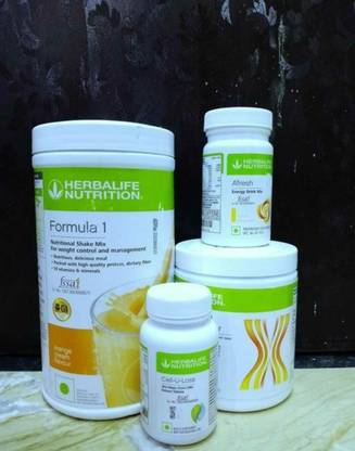Herbalife Nutrition Cell U Loss + F 1 Orange Shake + Afresh Lemon + Protein Powder 200gm Protein Shake