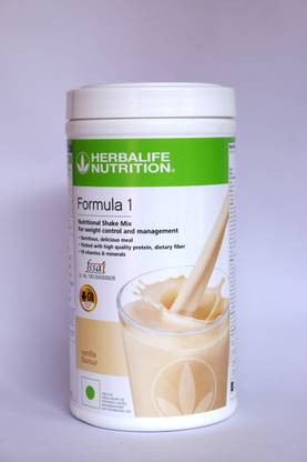 HERBALIFE Formula 1 Nutritional Shake Mix - Vanilla Flavor Plant-Based Protein