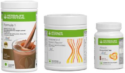 HERBALIFE F1 SHAKE MIX-CHOCOLATE,PP-200GM AND ELAICHI Protein Shake