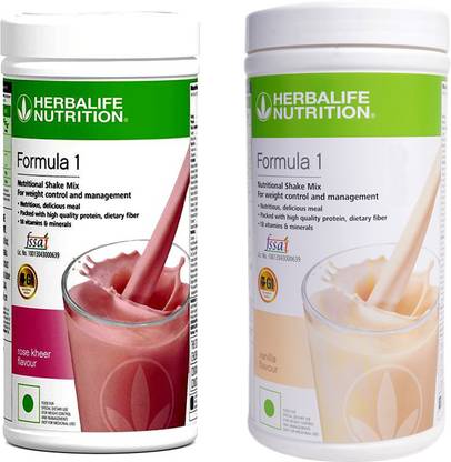HERBALIFE FORMULA 1 ROSE KHEER & VANILLA 2 PIECES Plant-Based Protein
