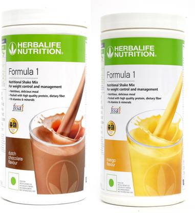 HERBALIFE FORMULA 1 CHOCOLATE & MANGO 2 PIECES Plant-Based Protein