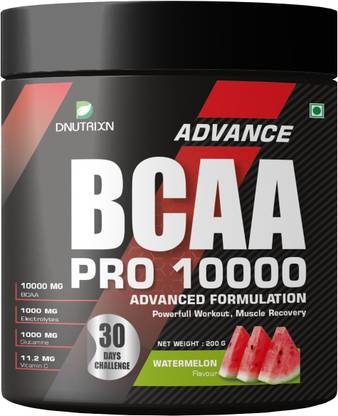 DNUTRIXN Advance BCAA Pro 10,000| 30 Days Challenge| Electrolytes,Muscle Recovery-Workout BCAA