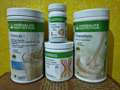 Herbalife Nutrition FORMULA 1 KULFI SHAKE SHAKEMATE PROTEIN POWDER 200GM AFRESH CINNAMON Protein Bars