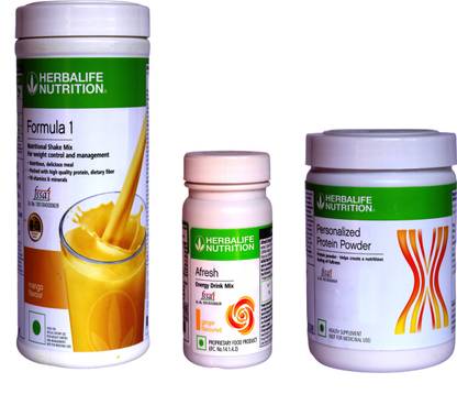 Herbalife Formula 1 Shake Mango + Protein Powder 200G + Afresh Ginger Protein Shake