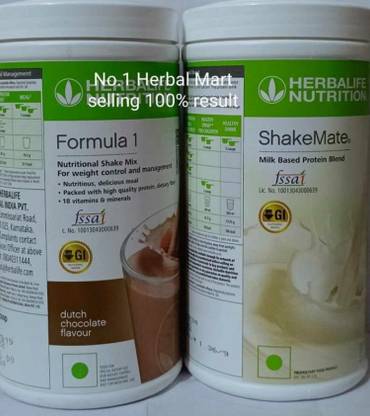 Herbalife Nutrition HERBALIFE NUTRITION F1 CHOCOLATE SHAKE AND SHAKEMATE Protein Shake