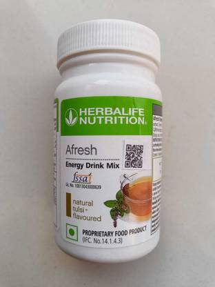 HERBALIFE AFRESH ENERGY DRINK MIX - TULSI FLAVOR (50GM) Energy Bars