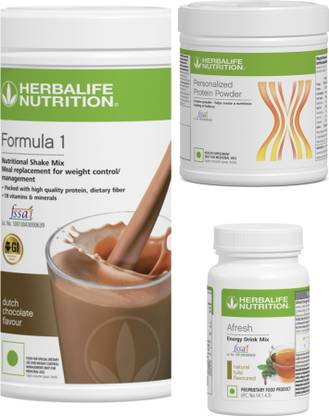 Herbalife Nutrition F1 SHAKE Chocolate , PP Powder 200 G , Afresh - Tulsi Protein Shake