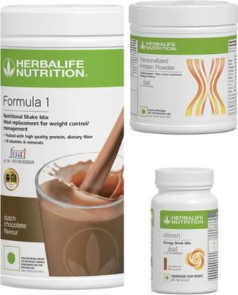 Herbalife Nutrition F1 SHAKE Chocolate , PP Powder 200 G , Afresh - Cinnamon Protein Shake