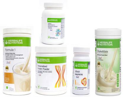 HERBALIFE FORMULA1BANANA 500 PROTIEN 200 AFRESH ENERGY DRINK GINGER 50 SHAKEMATE 500 F 2 Protein Shake