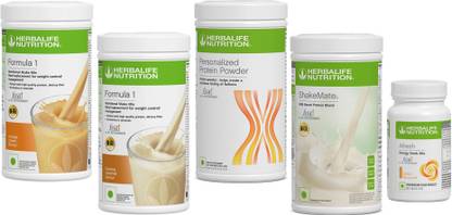 HERBALIFE Formula 1 Banana & Orange Protein Powder 400 G Shake Mate Afresh Protein Shake