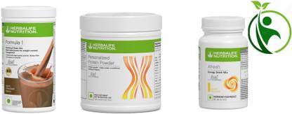 HERBALIFE FORMULA ONE SHAKE CHOCOLATE PROTIEN 200GM AND LEMON AFRESH Protein Shake