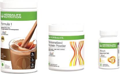 HERBALIFE Nutrition F1 chocolate Shake, Protein 200 GM & Afresh Lemon (750 g, ) Protein Blends